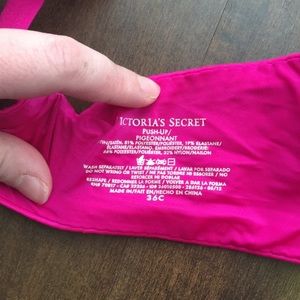 Hot pink Victoria secret push up bra